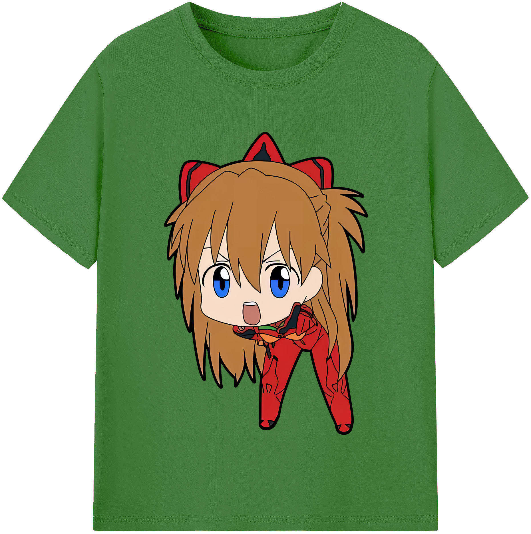 （画像用） EVA 新世紀エヴァンゲリオン レディースカジュアルプリントTシャツ（綿100％）